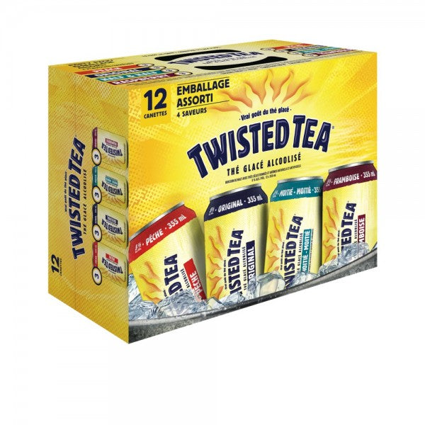 TWISTED TEA VARIETY PARTY PACK MALT BEVERAGE liquormn