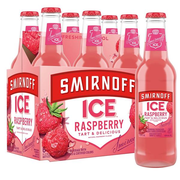 SMIRNOFF ICE RASPBERRY WINE COOLER – liquormn