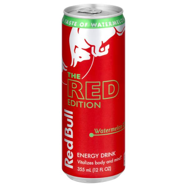 RED BULL THE RED EDITION WATERMELON ENERGY DRINK SODA
